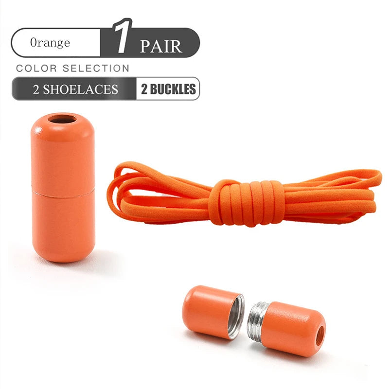 QuickFit™ Elastic No-Tie Shoelaces – Lazy Lock System for Trainers & Everyday Shoes (Kids & Adults)