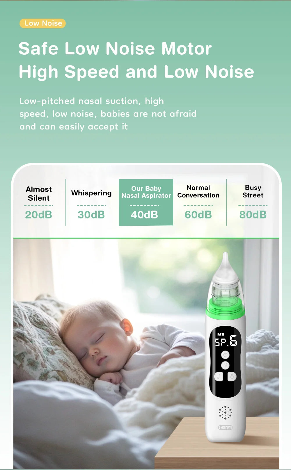 SnuggleClear™ Electric Nose Cleaner for Babies