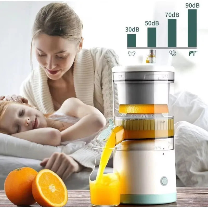 Portable Electric Juicer Orange Lemon Fruit Blender Orange Juicer Usb Rechargeable Electric Slow Juicers Household Kitchen Tools