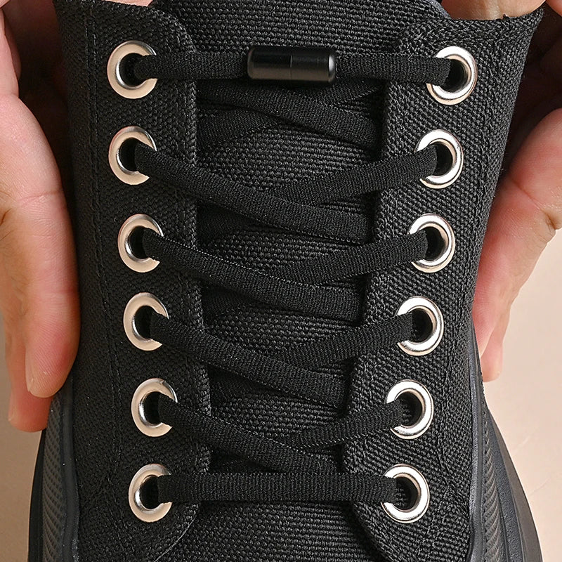 QuickFit™ Elastic No-Tie Shoelaces – Lazy Lock System for Trainers & Everyday Shoes (Kids & Adults)