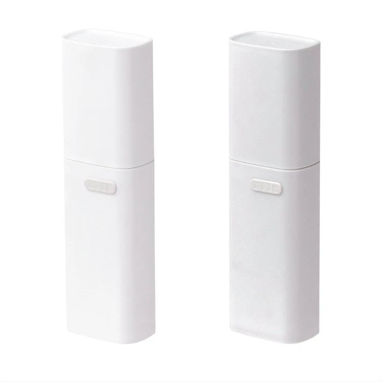 Portable Travel Toothbrush Holder with Lid, Plastic Storage Box, School, Camping, Bathroom Accessories