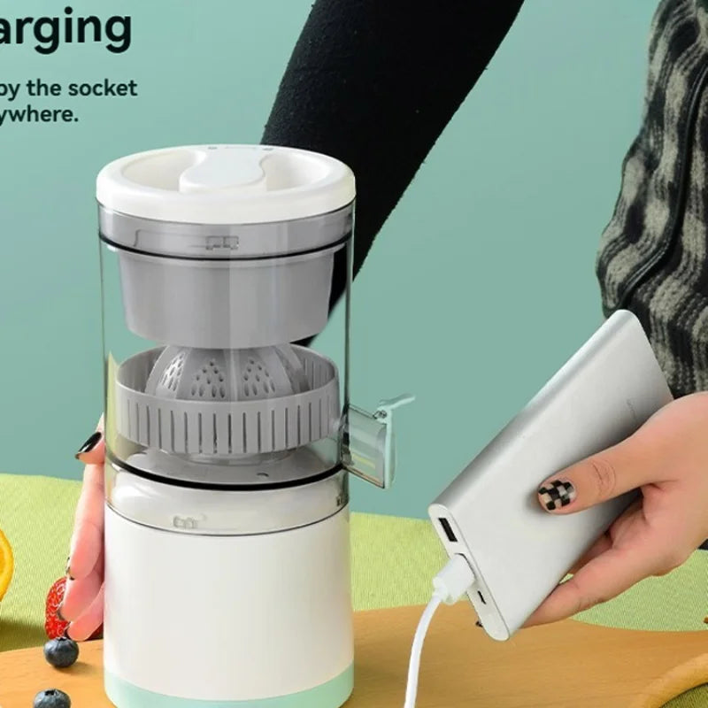 Portable Electric Juicer Orange Lemon Fruit Blender Orange Juicer Usb Rechargeable Electric Slow Juicers Household Kitchen Tools