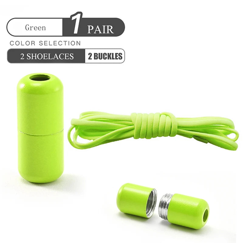QuickFit™ Elastic No-Tie Shoelaces – Lazy Lock System for Trainers & Everyday Shoes (Kids & Adults)