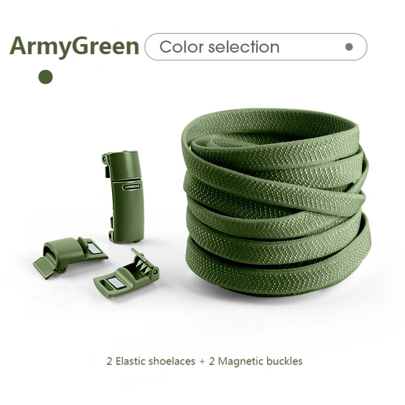 MagnoLace™ – Magnetic No-Tie Elastic Shoelaces