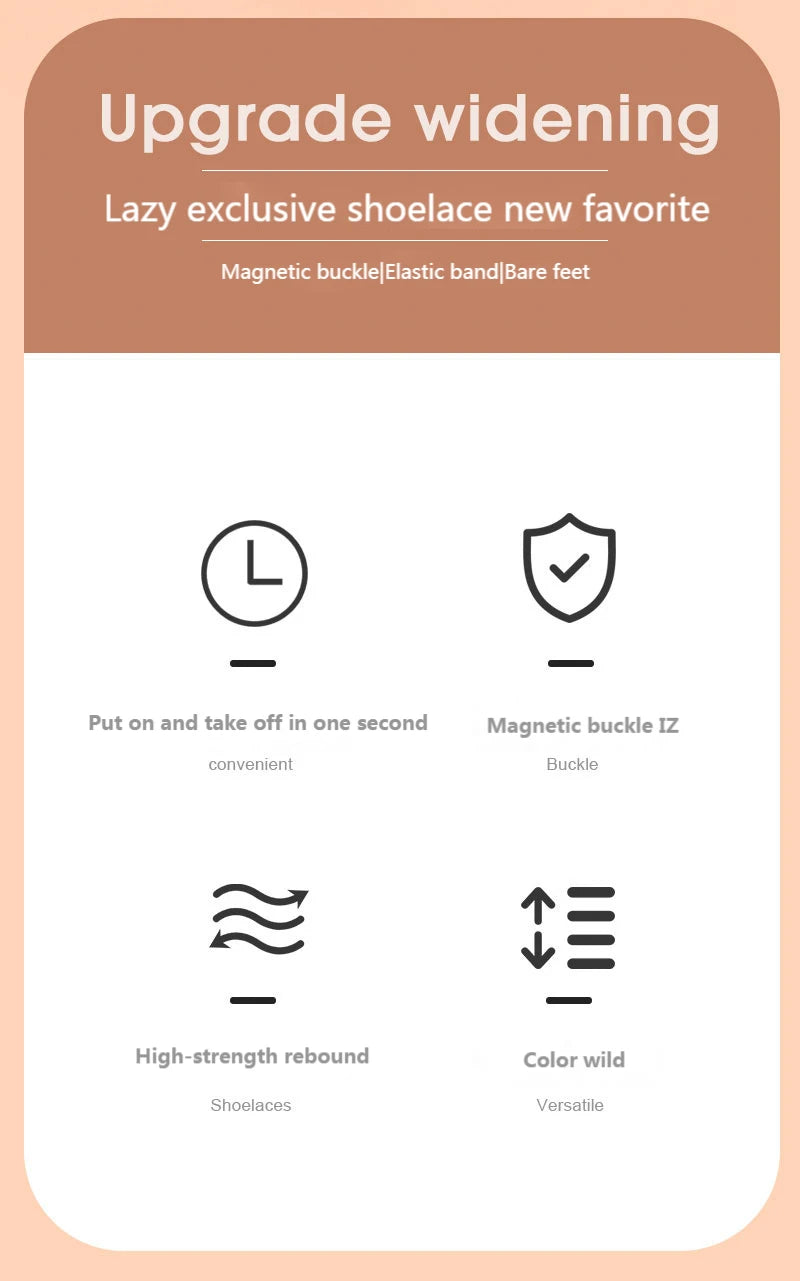 MagnoLace™ – Magnetic No-Tie Elastic Shoelaces