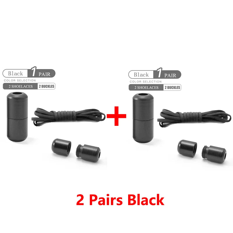 QuickFit™ Elastic No-Tie Shoelaces – Lazy Lock System for Trainers & Everyday Shoes (Kids & Adults)