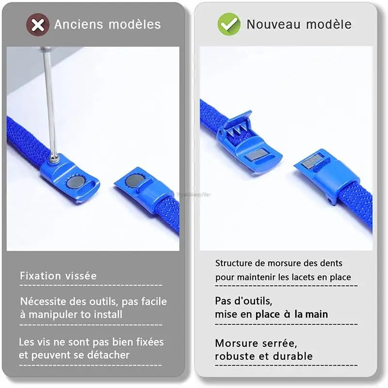MagnoLace™ – Magnetic No-Tie Elastic Shoelaces
