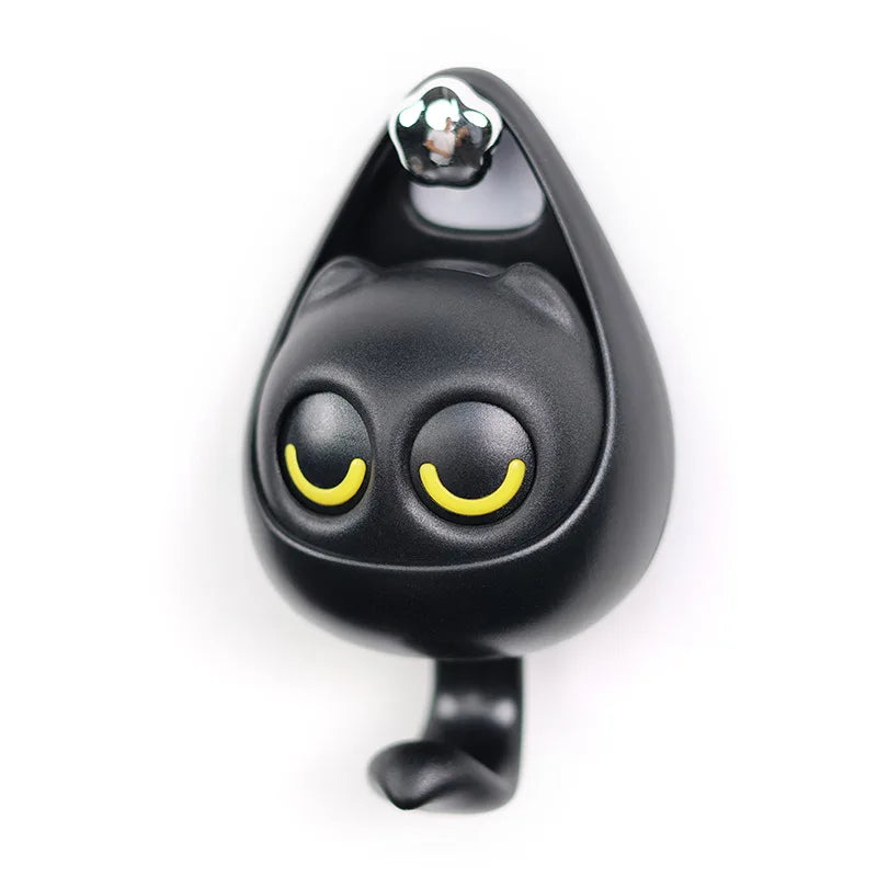 PeekCat™ Cartoon Wall Hook – Self-Adhesive Big Eyes Cat Hanger for Keys, Hats, Scarves & More