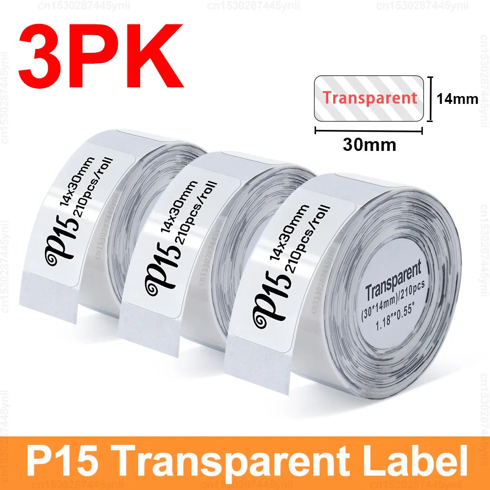 Labelwell P15 Mini Thermal Label Printer – Wireless Bluetooth Inkless Label Maker with Adhesive Paper | Compatible with Marklife App