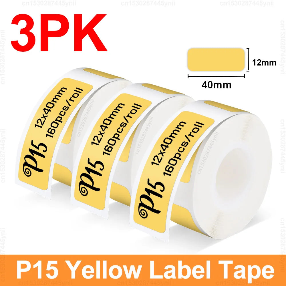 Labelwell P15 Mini Thermal Label Printer – Wireless Bluetooth Inkless Label Maker with Adhesive Paper | Compatible with Marklife App