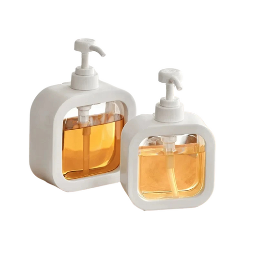 Refillable Bathroom Soap Dispenser: Portable Pump Bottle for Lotion, Shampoo & Shower Gel