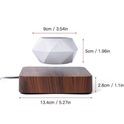 Levitating Air Bonsai Pot: Magnetic Floating & Rotating Planter for Home & Office Décor (Plant Not Included)