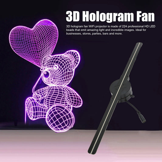 HoloFan: Pantalla holográfica 3D con WiFi