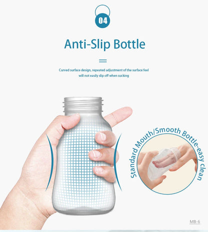 Dr.isla Breast Pump Manual Suction Milk Pump Feeding Breasts Pumps Milk Bottle Sucking Postpartum Supplies BPA Free