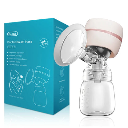 Dr.isla New Portable Electric Breast Pump USB Chargable Silent Portable Milk Extractor Automatic Milker Comfort Breastfeeding
