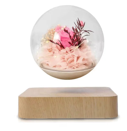 Levitating Air Bonsai Pot: Magnetic Floating & Rotating Planter for Home & Office Décor (Plant Not Included)