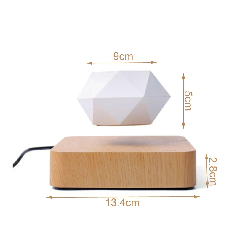 Levitating Air Bonsai Pot: Magnetic Floating & Rotating Planter for Home & Office Décor (Plant Not Included)