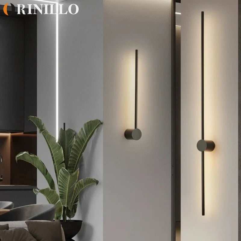 LumaLine: Lámpara LED de pared giratoria para iluminación ambiental