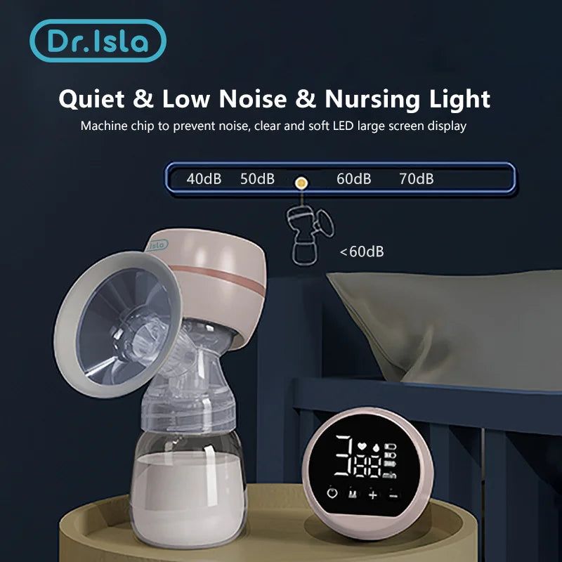 Dr.isla New Portable Electric Breast Pump USB Chargable Silent Portable Milk Extractor Automatic Milker Comfort Breastfeeding