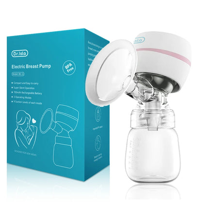 Dr.isla New Portable Electric Breast Pump USB Chargable Silent Portable Milk Extractor Automatic Milker Comfort Breastfeeding