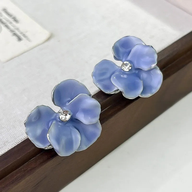 Midnight Petals Earrings