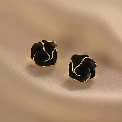 Midnight Petals Earrings