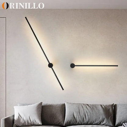 LumaLine: Rotating LED Wall Lamp for Ambient Lighting