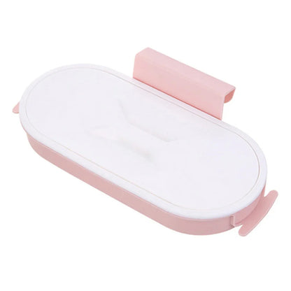 Wall-Mounted Rubbish Bag Holder Storage Rack Kitchen No Punching Hang Bracket Hook Cabinet Door Hanging Rack Kitchen Trash Can