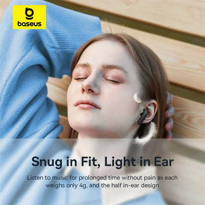 Baseus Bowie E16 Wireless Earbuds  Bluetooth: 30H Battery  IPX4 Waterproof Type-C Charging Case