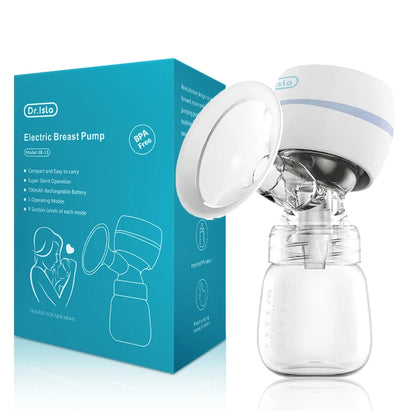 Dr.isla New Portable Electric Breast Pump USB Chargable Silent Portable Milk Extractor Automatic Milker Comfort Breastfeeding