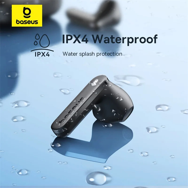 Baseus Bowie E16 Wireless Earbuds  Bluetooth: 30H Battery  IPX4 Waterproof Type-C Charging Case