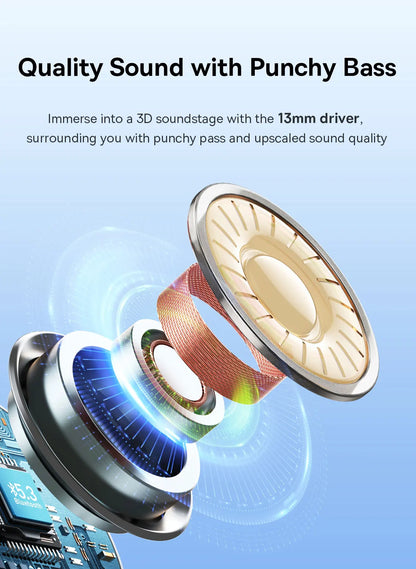 Baseus Bowie E16 Wireless Earbuds  Bluetooth: 30H Battery  IPX4 Waterproof Type-C Charging Case