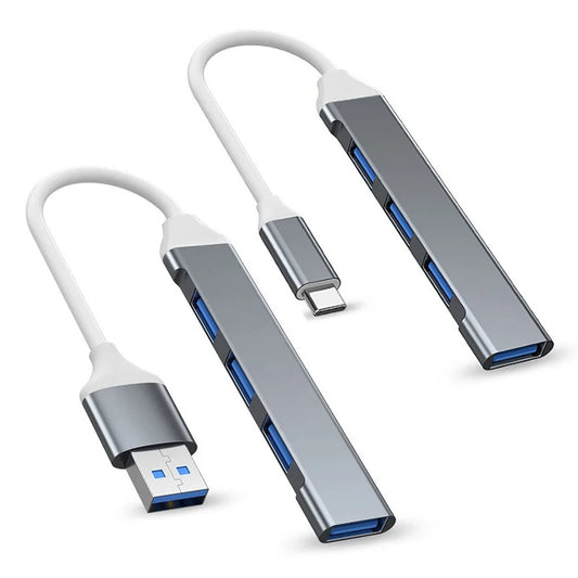 USB Type-C Hub: 4-Port Mini USB 3.1 Multi Adapter