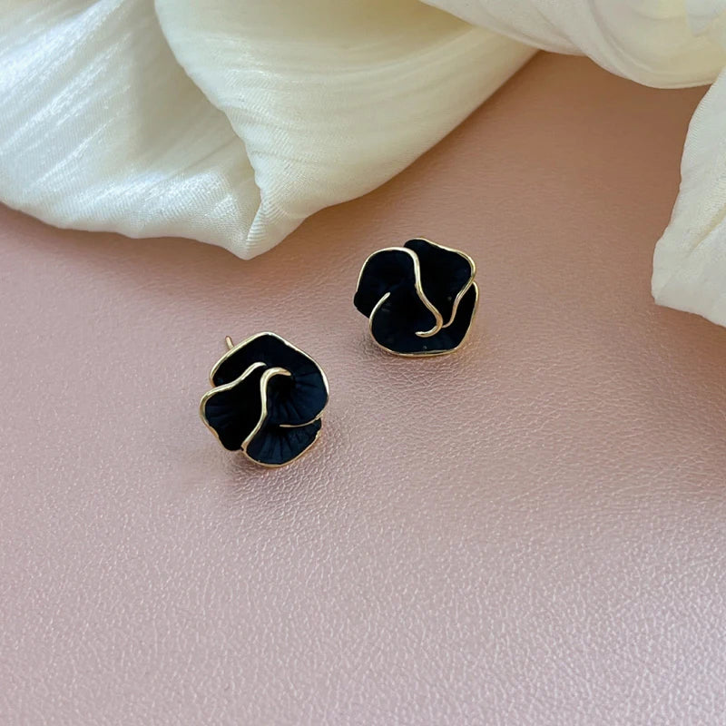 Midnight Petals Earrings