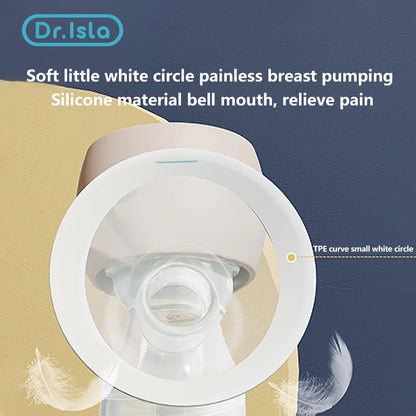 Dr.isla New Portable Electric Breast Pump USB Chargable Silent Portable Milk Extractor Automatic Milker Comfort Breastfeeding