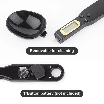 Digital Kitchen Scale Mini Spoon Scale LCD Electronic Food Scale 0.1-500g Weight Measuring Kitchen Tool For Milk Coffee Baking
