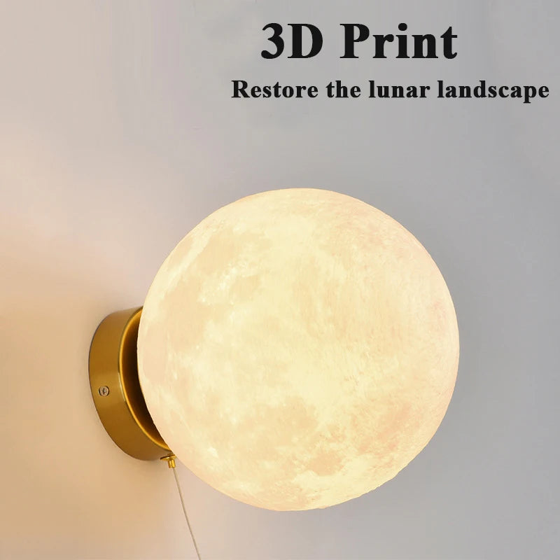 Moon Walker: Astronaut Wall Lamp with PLA Shade