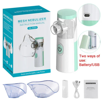 Dr.isla Medical Silent Mesh Nebulizer USB Charge Handheld Asthma Inhaler Atomizer Kids Adult Nebulizador Mini Portable Nebulizer