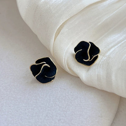 Midnight Petals Earrings