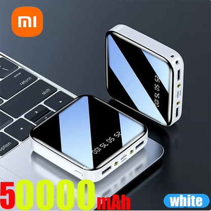 Xiaomi 200000mAh Mini Power Bank Portable Charger Mirror Screen LED Digital Powerbank External Battery for iPhone Xiaomi Huawei
