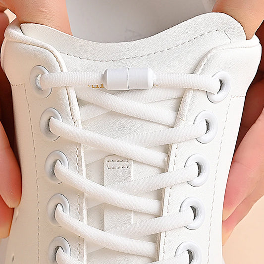QuickFit™ Elastic No-Tie Shoelaces – Lazy Lock System for Trainers & Everyday Shoes (Kids & Adults)