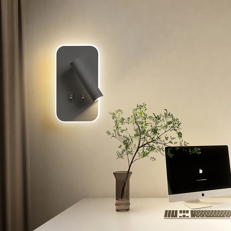 WallBeam: Lámpara de pared LED recargable con USB