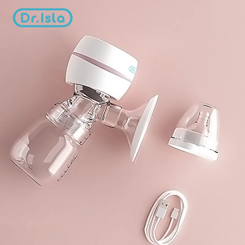 Dr.isla New Portable Electric Breast Pump USB Chargable Silent Portable Milk Extractor Automatic Milker Comfort Breastfeeding